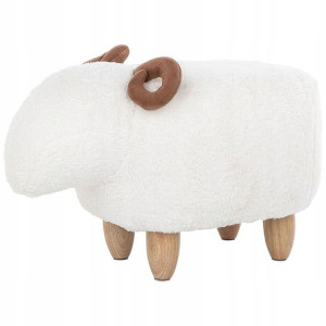 Lumarko Pufa zwierzak biała LAMB!