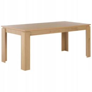 Lumarko Stół do jadalni 180 x 90 cm jasne drewno V
