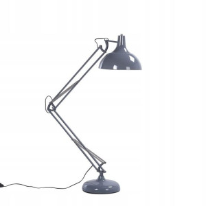 Lumarko Lampa podłogowa regulowana metalowa szara