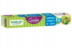 Gosia Woreczki Na Mrożonki Kartonik 3l 25szt 6928.