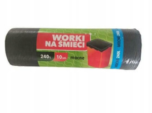 Worki Na Śmieci Mocne 240l Horeca 10szt. ...