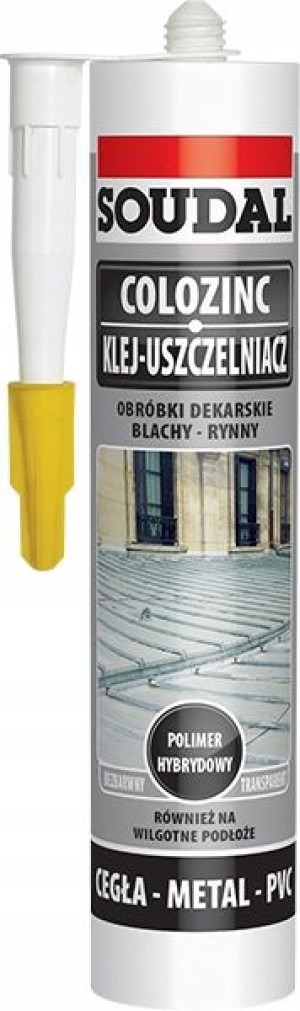 COLOZINC uszczelniacz do blach SOUDAL bezbarwny