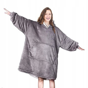Ciepła bluza 4w1 Oversize, Kocobluza z polaru