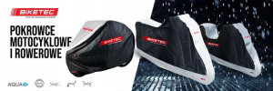 Pokrowiec na motocykl Biketec roz L kufer aquatec