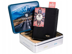 Skórzany Męski Portfel Rfid !