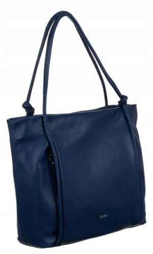 Minimalistyczna Torebka Shopper Z Włoskiej Skóry N
