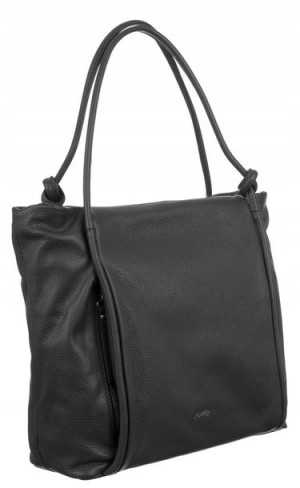 Minimalistyczna Torebka Shopper Z Włoskiej Skóry N