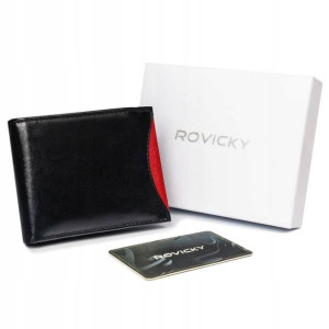 Portfel Męski Z Naturalnej Skóry Licowej, Etui Z O