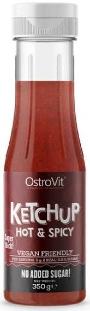 Ketchup Bez Cukru pikantny ostry Vege 350 g OstroVit Hot & Spicy