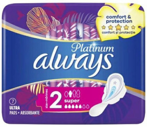 Podpaski Always Platinium Ultra Super 7szt..