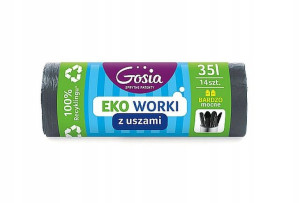 Gosia Worki Na Śmieci Uszy Eko 35l 14szt Grafit 68