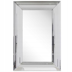 Lustro Ścienne 60 X 90 Cm Srebrne Bodilis Lumarko!
