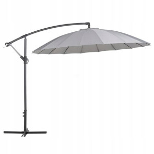 Parasol Ogrodowy 268 Cm Ciemnoszary Calabria Ii L
