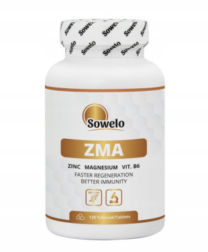 Sowelo Zma Magnez+cynk+witamina B6 120 Tabletek