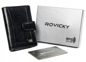 Eleganckie, skórzane etui na karty i dokumenty Lum
