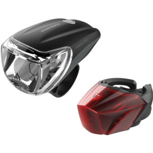 Zestaw oświetlenia Kross Turismo Sport Set czarny