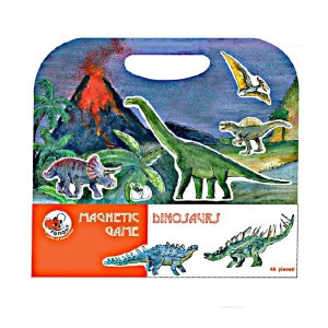 Układanka gra magnetyczna, Dinozaury Egmont Toys