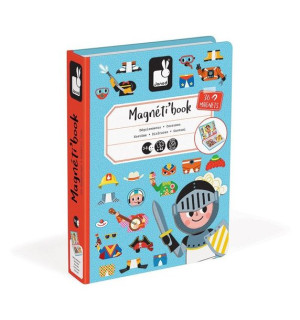 Magnetyczna układanka Kostiumy Chłopiec Magnetibook, Janod