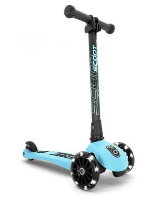 SCOOTANDRIDE Highwaykick 3 LED Hulajnoga składana ze świecącymi kółkami 3+