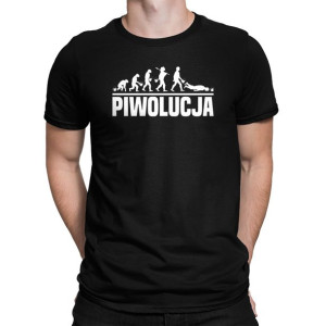 Piwolucja koszulka z motywem piwa koszulka dla piwosza z motywem piwa