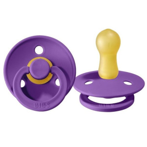 Smoczek Uspokajający z kauczuku Hevea BIBS PURPLE S