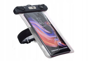 Wodoszczelne etui worek saszetka na telefon neon
