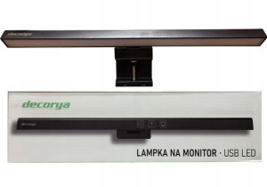 Lampka Na Monitor Do Pracy W Nocy Ciemności
