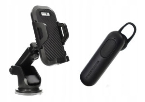 Prezent Dla Kierowcy Słuchawka Bluetooth + Uchwyt