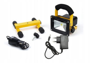 zewnętrzna lampa led bezprzewodowa biała zimna