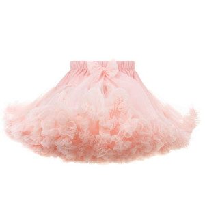 Spódnica z falbanami PETTISKIRT Pudrowy Róż 2-3 lata