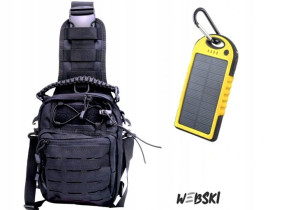 Wielofunkcyjny plecak militarny 2w1 + powerbank