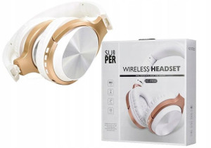 Bezprzewodowe Składane Słuchawki Stereo BASS Radio