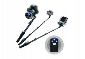 Kijek Selfie Stick Monopod Bluetooth Zoom Przycisk