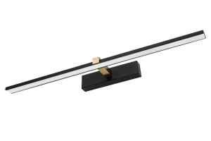Lampa nd lustro VENUS 12W 60cm cz-złota