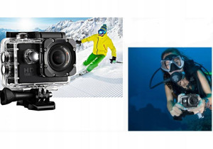 Kamera Sportowa Kamerka Z Uchwytem Na Kask Full Hd