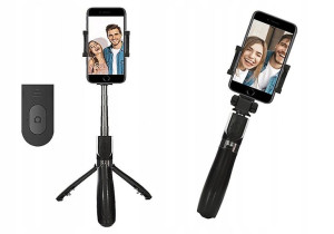 Dobrej Jakości Selfie Stick Kijek Tripod Statyw