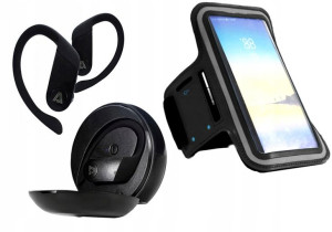Zestaw Do Biegania Opaska + Słuchawki Bluetooth