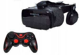 GAME OKULARY 3D VR + pilot ZESTAW dla młodzieży