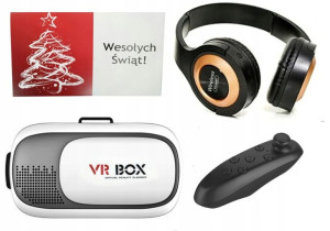 Modne Gogle Vr Z Fajnymi Słuchawkami Na Prezent