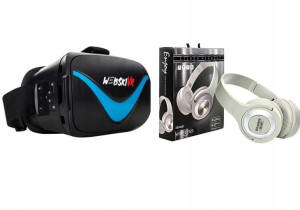 Gogle Vr W Zestawie Z Słuchawkami