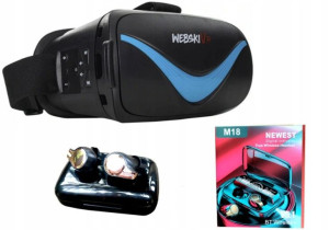 Gogle Vr Z Pilotem I Słuchawkami Tws Do Aplle