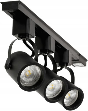 Szyna Szynoprzewód 50cm + 3x Lampa Spot GU10 LED