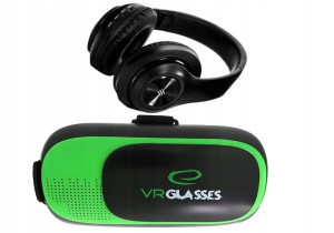Gogle Vr Na Telefon+słuchawki Bt