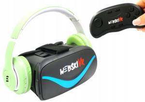 Gogle Vr Wirtualne Do Telefonu Do Gier + Słuchawki