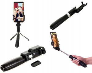 Kijek Do Selfie Tripod Statyw Pilot Bluetooth