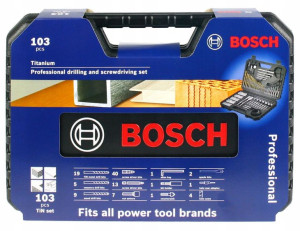 ZESTAW WIERTEŁ I BITÓW 103 SZT. BOSCH Professional