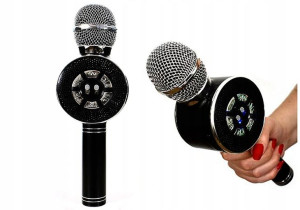 Mikrofon Karaoke DiscoLights na imprezę na Sylwka