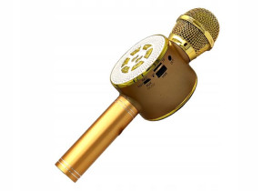 Mikrofon Karaoke Głośny Z Lampkami Led Dmx Echo