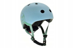 Scoot and Ride Kask XXS-S 1-5 lat Steel niebieski