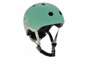 Scoot and Ride Kask XXS-S 1-5 lat Forest zielony